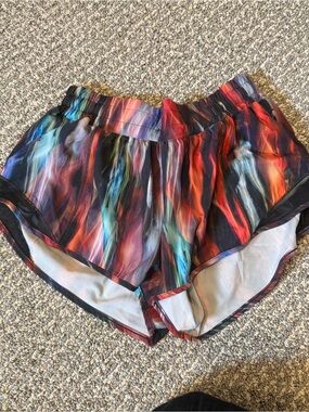 lululemon athletica Multi-Color Motion Print Athletic Shorts